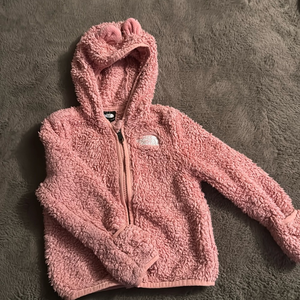 North face zip sweater